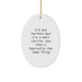 Funny Mail Carrier Gifts from Men, Women, or Family - Inspirational Oval Ornament for Mail Carrier, Christmas Unique Gifts for Coworkers, Friends and Family - Image 1