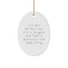 Funny Surgeon Gift for Men - Oval Ornament Gifts from Friends - Perfect for Surgeon Coworkers, Unique Christmas Unique Gifts - Image 1
