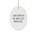 Court Reporter Gifts from Mom, Funny Oval Ornament for Christmas Unique Gifts for Court Reporter - Image 1