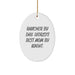 Funny Rancher Gifts - Oval Ornament by Rancher By Day, World's Best Mom By Night, Christmas Unique - Image 1