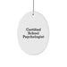 Funny Certified School Psychologist Gifts from Friends to School Psychologist for Christmas Unique Gifts - Image 1