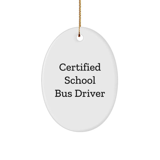Funny School Bus Driver Gifts for Friends, Christmas Unique Gifts from Men to School Bus Driver - Image 1