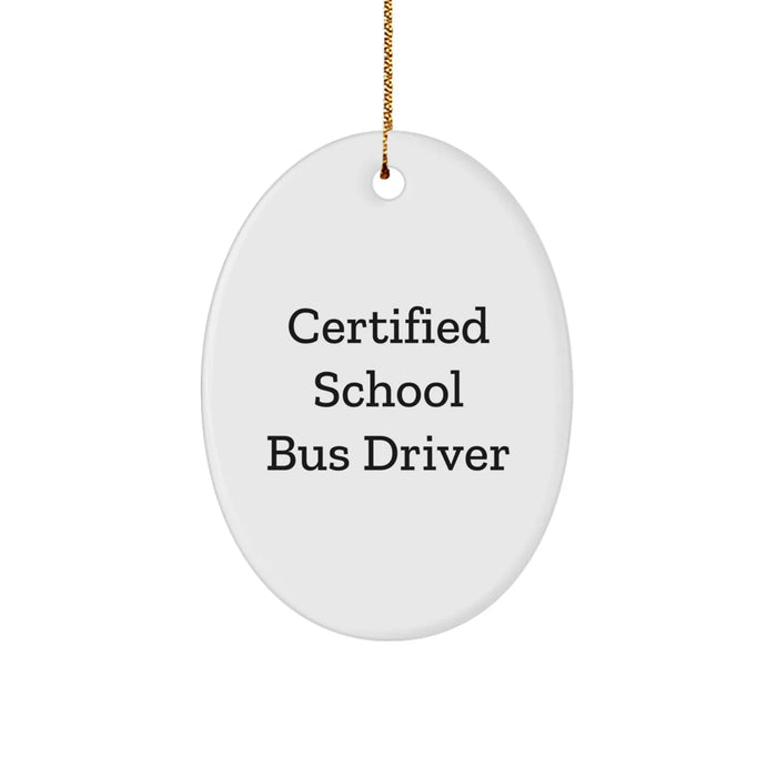 Funny School Bus Driver Gifts for Friends, Christmas Unique Gifts from Men to School Bus Driver - Image 1