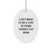 Funny Tuxedo Cat Mom Gifts, Oval Ornament, Perfect for Christmas Unique Gifts from Mom to Tuxedo Cat Lover - Image 1