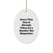 Gifts for Him - Dispatcher Oval Ornament, Funny Quote 'Sorry This Guy Is Already Taken By A Smokin' Hot Dispatcher', Christmas Unique Gifts from Men - Image 1