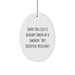 Funny Executive Assistant Oval Ornament Gifts for Men Women Coworkers Family - Christmas Unique Gifts from Men Women Friends - Image 1