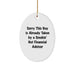 Funny Financial Advisor Gifts for Him, Oval Ornament with Sorry This Guy Is Already Taken Quote, Christmas Unique Gifts from Friends - Image 1