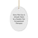 Funny Occupational Therapist Oval Ornament Gifts from Friends, Coworkers, Family - Christmas Unique Presents for Men, Women - Image 1