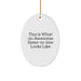 Unique Sister-in-law Christmas Unique Gifts from Men to Sister-in-law Oval Ornament - Image 1