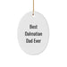 Funny Dalmatian Dog Oval Ornament Gifts from Men, Women, or Friends for Dalmatian Dad Christmas Unique Gifts - Image 1