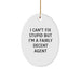 Funny Agent Oval Ornament, Great Gifts from Men to Agent Friends, Agent Christmas Unique - Image 1