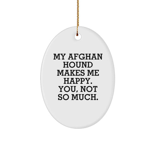 Funny Afghan Hound Dog Lover Gifts from Friends for Men Women on Christmas Unique Gifts - Image 1