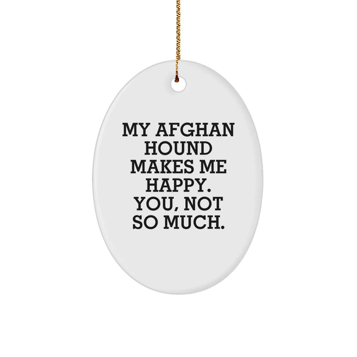 Funny Afghan Hound Dog Lover Gifts from Friends for Men Women on Christmas Unique Gifts - Image 1