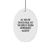 Funny Insurance Adjuster Gifts, Insurance Adjuster Oval Ornament, 'All Men Are Created Equal But The Coolest Become An Insurance Adjuster' Christmas Unique Gift for Men from Family - Image 1