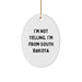 Funny South Dakota Gifts from Friends and Family, Oval Ornament, Christmas Unique Presents - Image 1