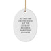 Funny Marketing Manager Oval Ornament Gifts from Friends for Men - 'All Men Are Created Equal But The Coolest Become A Marketing Manager' Christmas Unique Gifts - Image 1