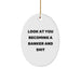 Funny Banker Oval Ornament Gifts from Friends to Banker Men Christmas Unique Gifts - Image 1