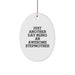 Funny Stepmother Gifts for Her - Oval Ornament Just Another Day Being An Awesome Stepmother Men Women Family - Image 1