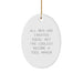 Funny Tool Maker Gifts from Men to Tool Makers - Oval Ornament with Quote 'All Men Are Created Equal But The Coolest Become A Tool Maker' for Christmas - Image 1