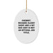 Funny Oval Ornament Gifts for the Classy Sassy Chemist - Chemist Christmas Unique Gifts from Friends - Image 1