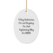 Funny X-Ray Technician Gifts from Friends, Inspirational Oval Ornament for X-Ray Technician Men, Unique Christmas Unique Gifts for X-Ray Technician Family - Image 1
