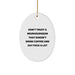 Funny Neurosurgeon Gifts Oval Ornament for Christmas Unique Presents from Friends to Family - Image 1