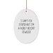 Funny Jeweler Gifts from Men to Friends - Oval Ornament I Can't Fix Stupid Jeweler Christmas Unique Gifts - Image 1
