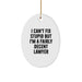 Funny Lawyer Oval Ornament Gifts from Friends, Coworkers, Men, Women for Christmas Unique Presents - Image 1