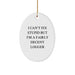 Funny Logger Gifts from Friends for Men Unique Oval Ornaments Christmas - Image 1