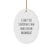 Funny Millwright Gifts for Men Oval Ornament I Cant Fix Stupid - Image 1