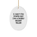 Funny Teller Oval Ornament, I Can't Fix Stupid But I'm A Fairly Decent Teller Gifts from Men to Teller Friends and Family for Christmas Unique Gifts - Image 1
