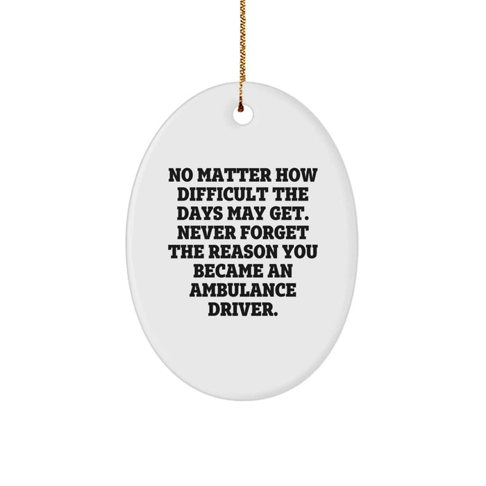 Ambulance Driver Christmas Unique Gifts from Men to Ambulance Driver Friends - Image 1