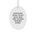 Designer Christmas Unique Gifts from Friends - Oval Ornament with Inspirational Quote - Perfect for Designer Enthusiasts - Great Gift for Him or Her - Image 1