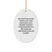 Funny Inspirational Gifts for Insurance Sales Agents, Oval Ornament Quote Reminders, Gifts from Coworkers, Christmas Unique Gifts for Insurance Sales Agents Friends - Image 1