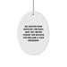 Funny Vice President Oval Ornament, Christmas Unique Gifts from Friends, Coworkers, Family to Vice President, Oval Shaped Gift for Vice President - Image 1