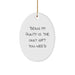 Funny Aunty Gifts from Family - Oval Ornament for Aunty with 'Being My Aunty Is The Only Gift You Need' Quote, Christmas Unique Gifts for Women, Family, Friends - Image 1