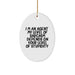 Funny Agent Oval Ornament Gifts from Men Women Friends Coworkers Family for Agent Men Women Friends Coworkers Family Christmas Unique Gifts - Image 1