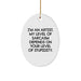 Funny Artist Oval Ornament Gifts from Friends for Artists, Unique Christmas Unique Gifts for Artist Friends - Image 1