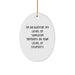 Funny Auditor Oval Ornament Gifts from Men for Christmas Unique Presents - Image 1