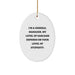 Funny Sarcasm General Manager Oval Ornament Gifts from Friends for Coworkers - Unique Christmas Unique Gifts - Image 1