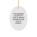 Funny Insurance Adjuster Oval Ornament Gifts from Friends to Insurance Adjuster - Image 1