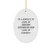 Funny Oval Ornament Gifts from Men to Jeweler Friends and Family - Unique Christmas Decorations for Home - Image 1