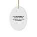 Funny Tax Preparer Oval Ornament Gifts from Friends for Tax Preparer, Oval Ornament Lover, Christmas Unique Gifts - Image 1
