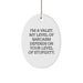 Funny Valet Gifts from Men - I'm A Valet, Gifts for Valet, Oval Ornament Christmas Unique Gifts - Image 1
