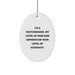 Funny Watchmaker Gifts from Friends - Oval Ornament, I'm A Watchmaker, Unique Christmas Unique Gifts for Men, Women, Family, and Friends, Watchmaker Decor - Image 1