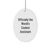 Funny Assistant Oval Ornament Gifts from Friends or Family for Christmas Unique Assistant Shaped Oval Decor Gift - Image 1
