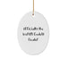 Funny Oval Ornament - Gifts from Men to Coolest Dealer Friend, Officially 'The World's Coolest Dealer', Christmas Unique Gifts - Image 1
