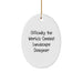 Funny Landscape Designer Oval Ornament Gifts from Friends for Landscape Designer, Funny World's Coolest Landscape Designer Oval Ornament, Unique Christmas Unique Gifts for Landscape Designer - Image 1