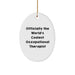 Funny Occupational Therapist Gifts for Women, Oval Ornament Quotes, Christmas Unique Presents from Friends - Image 1
