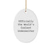 Funny Underwriter Gifts from Family - Oval Ornament for Underwriter, Christmas Unique Gifts for Men, Women, Friends, Coworkers, World's Coolest Underwriter - Image 1